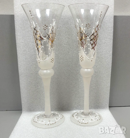 Сватбени Ритуални Чаши-ръчно рисувани от 1989 год.