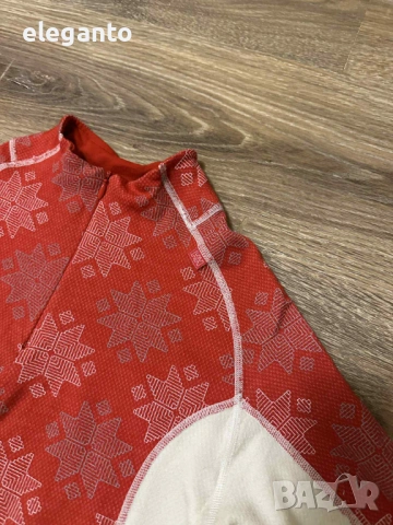 Дамска ! Helly Hansen  Merino Wool Warm Freeze 1/2 Zip Base Layer , L размер, снимка 5 - Спортни екипи - 53099638