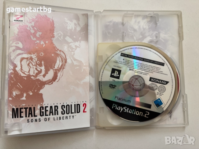 Metal Gear Solid 2 Sons Of Liberty за PS2, снимка 3 - Игри за PlayStation - 52404752