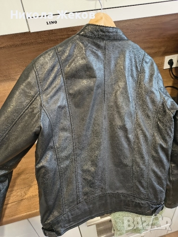 Мъжко ново яке от естествена кожа, снимка 4 - Якета - 52581680