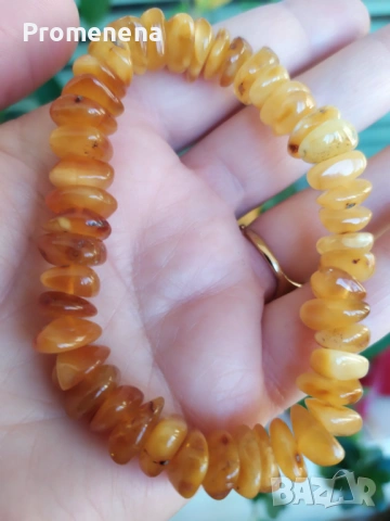 Гривна от Балтийски кехлибар, снимка 9 - Гривни - 53125280