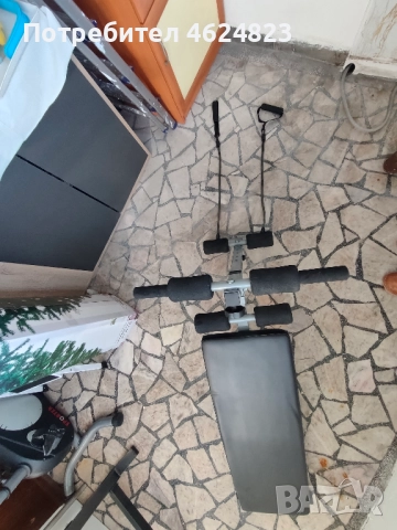 Лежанка за коремни преси + ластици + 2 гири, снимка 7 - Фитнес уреди - 52159313