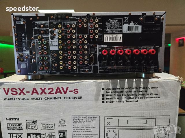 Ресийвър Pioneer VSX -AX2 AV-S, снимка 2 - Ресийвъри, усилватели, смесителни пултове - 45456099