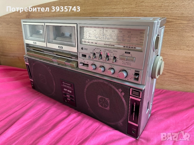 Sharp GF 515 отличен, снимка 3 - Радиокасетофони, транзистори - 52488170