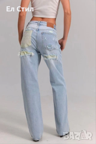 💎Хит модел дънки XS S M L XL Цена:56 евро Еконт, снимка 2 - Дънки - 53708743