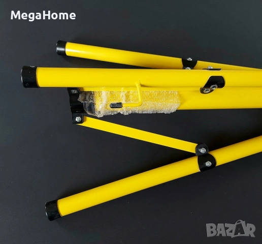 Стойка за прожектори и фенери, Тип трипод, Алуминий, Жълт, 60/160 см, снимка 3 - Други - 53061288