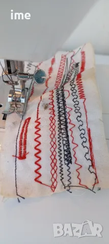 Шевна машина НОМЕР 05. AEG 11225. Ревизирана. Работеща с мостра на някой видове на шиене..., снимка 13 - Шевни машини - 50157140