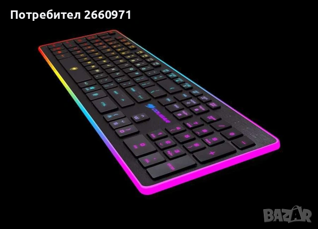 Cougar VANTAR | нископрофилна клавиатура, снимка 2 - Клавиатури и мишки - 53056292