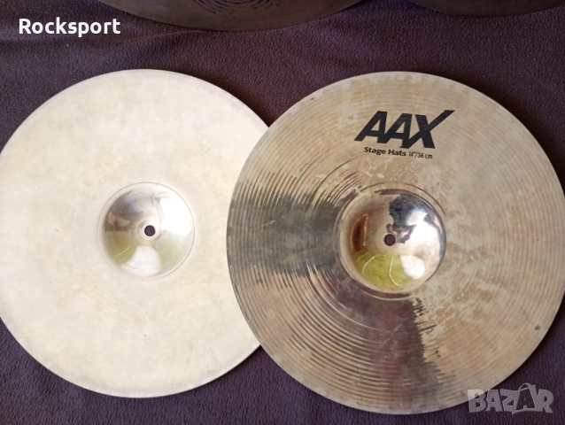 Sabian AAX Cymbal set & Hats, снимка 9 - Ударни инструменти - 52069716
