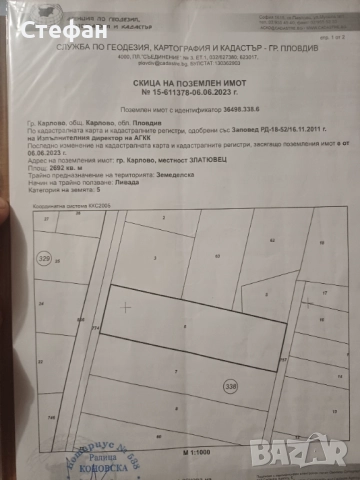 Продавам парцел