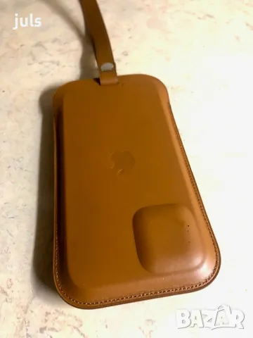 Чатичка - калъф за Iphone 12 / 12 Pro, естествена кожа, снимка 8 - Калъфи, кейсове - 50323563