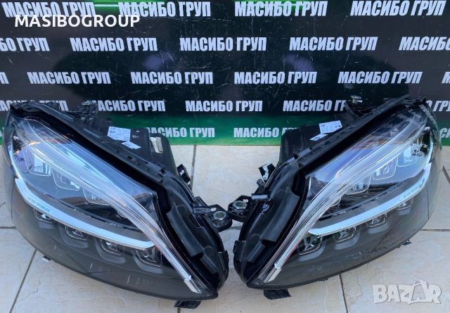 Фарове Led фар за Мерцедес Ц205 фейс Mercedes C-класа W205 facelift , снимка 2 - Части - 37308386