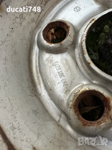 2бр. ОЕМ железни джанти 16 5х120 - VW Transporter T5 T5.1 T6 T6.1, снимка 5 - Гуми и джанти - 51359046