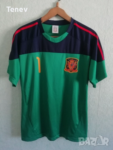 Spain Casillas World Cup 2010 тениска фланелка екип Касияс Испания , снимка 3 - Тениски - 52961557