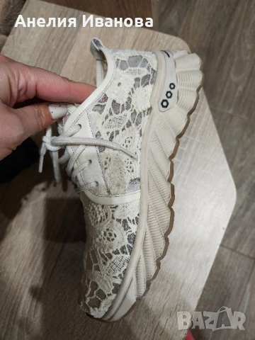 Сникърси - дантела, снимка 3 - Дамски ежедневни обувки - 51760779