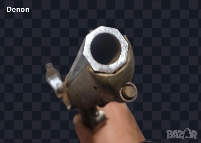 Декоративен Стар Капсулен Пистолет , снимка 12 - Антикварни и старинни предмети - 53928760