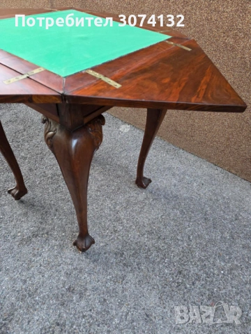 Маса за игра на карти в стил Чипъндейл, снимка 5 - Маси - 53891207