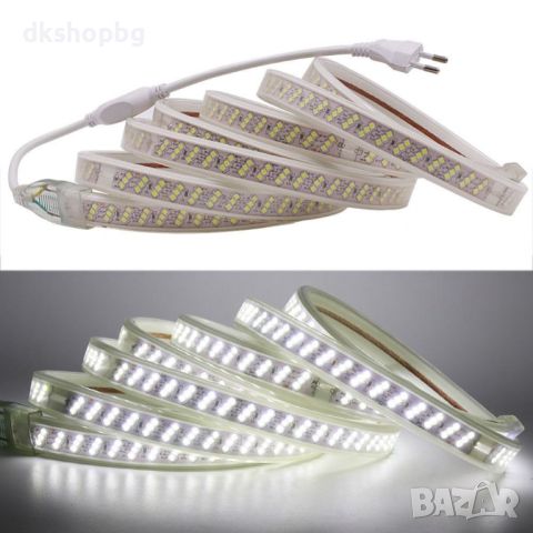 2791 Водоустойчива LED лента с 60 или 180 диода на метър , снимка 12 - Лед осветление - 45437181