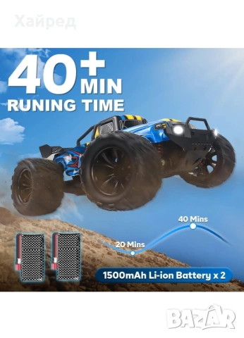 Нов Супер бърз джип с дистанционно управление Развиващ 40км/ч, снимка 5 - Коли, камиони, мотори, писти - 54165989