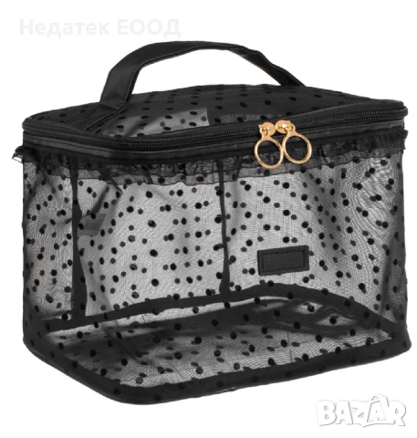 Плажен несесер, Черен, 23x15x19см., снимка 2 - Чанти - 50711834