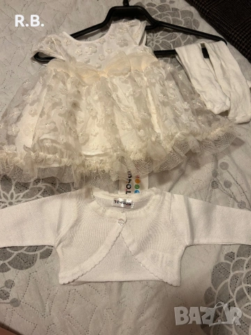 Бебешка рокля Next, размер up to 3 months, снимка 9 - Бебешки рокли - 53909648
