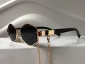 Дамски слънчеви очила със синджир/ верижка, снимка 9