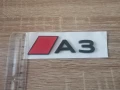 черна емблема Audi A3 нов стил, снимка 3