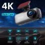 4K Видеорегистратор (Dash Cam) с Wi-Fi | Нощно виждане, Паркинг режим, снимка 2