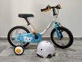 Детски велосипед BTWIN 14" + каска, снимка 1 - Детски велосипеди, триколки и коли - 45857719