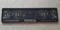 Табела , рамка , стойка , подложка за регистрационен номер на Toyota , снимка 6
