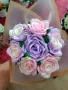 букети със сатенени рози , снимка 5