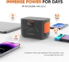 Jackery Explorer 100 Plus Power Station, 99Wh LiFePO4 батерия Power Bank, 128W  преносимо зарядно, снимка 3
