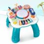 Интерактивна бебешка, музикална масичка с игри. Възраст: 1-3 години. Функции - светлини и звуци. Бут, снимка 2