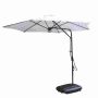 Градински чадър "Лале" LED осветление бял UMB-006B, снимка 1 - Градински мебели, декорация  - 45433062