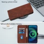Doogee N55 Plus Crossbody 3D Embossed Wallet Кожен Калъф и Протектор, снимка 12
