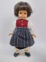 Немска кукла от Западна Германия, с маркировка и етикет, 44 см висока