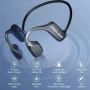 НОВИ Слушалки Monodeal X1 Bone Conduction, Bluetooth 5.2 спортни водоустойчиви IP65, снимка 7