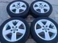 Лети джанти 16ки 5х112 VW + летни гуми 205/55/16 Hankook, снимка 3