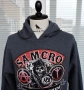 SAMCRO Sons Of Anarchy Men of Mayhem Grey Long Sleeve Hoodie Size M Official Product 2016, снимка 2