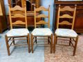 6 броя трепезни столове масив , снимка 1 - Столове - 45336939