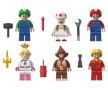 6 бр Супер Марио SUPER Mario герои фигурки за лего конструктор за игра и украса торта пластмасови , снимка 2