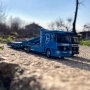 Mercedes Actros 1844 MP2 Kässbohrer SuperTrans Herpa 1:87 Автовоз, снимка 3