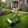 Ръчна косачка за трева с кош – 40 см, 5 остриета, снимка 7