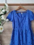 Лятна синя рокля С/М, снимка 2