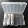 КУТИЯ ЗА СЪХРАНЕНИЕ НА 6/8 БРОЯ БАТЕРИИ AA/AAA ПЛАСТМАСОВА ПРОЗРАЧНА БЯЛА, снимка 3