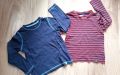 Блузки дълъг ръкав, 110-116см, 2 бр, снимка 1 - Детски Блузи и туники - 46054570