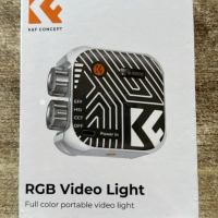 K&F Concept RGB Video Light, 360° пълноцветен преносим с 21 светлинни ефекта, 2500K-9900K CRI 96+, снимка 8 - Чанти, стативи, аксесоари - 45685322