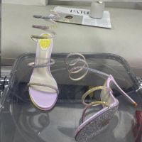 дамски елегантни обувки RENE CAOVILLA-реплика, снимка 8 - Дамски обувки на ток - 45389301