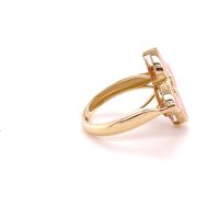 Златен дамски пръстен Roberto Coin 3,88гр. размер:54 14кр. проба:585 модел:23695-3, снимка 3 - Пръстени - 45735666