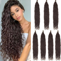 Samtress Ocean Wave Crochet Hair: удължения 76см, дълбоки вълни , снимка 1 - Аксесоари за коса - 45063938